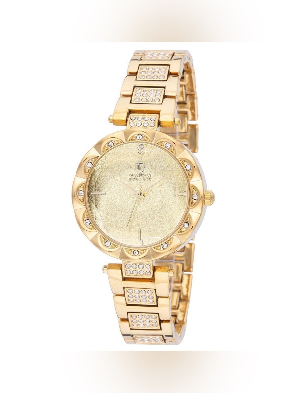 Montres Prestige X Invicta Gold toned with jeweled accents
